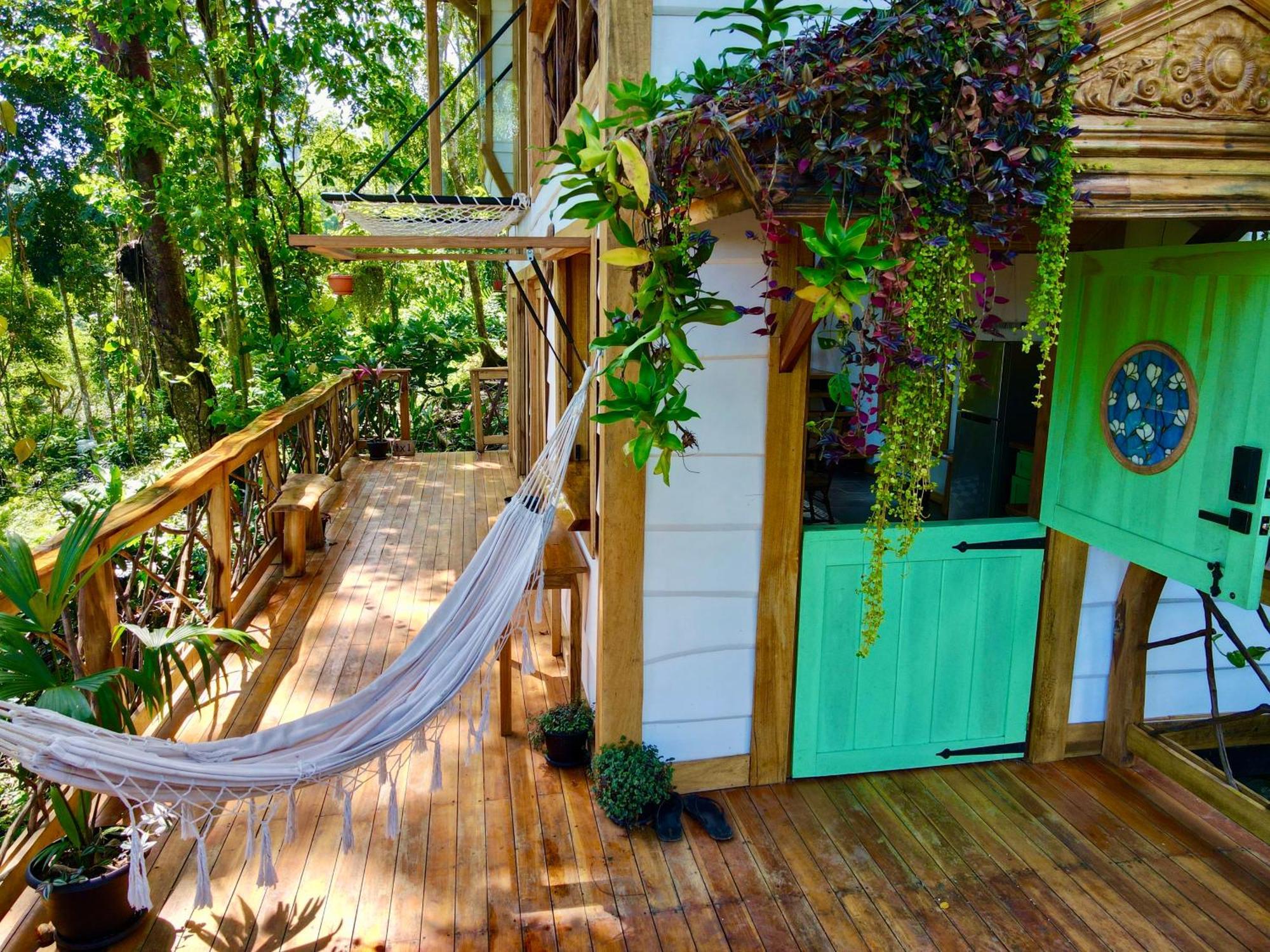 Villa Jungle Spirit Treehouse Cahuita Exterior foto