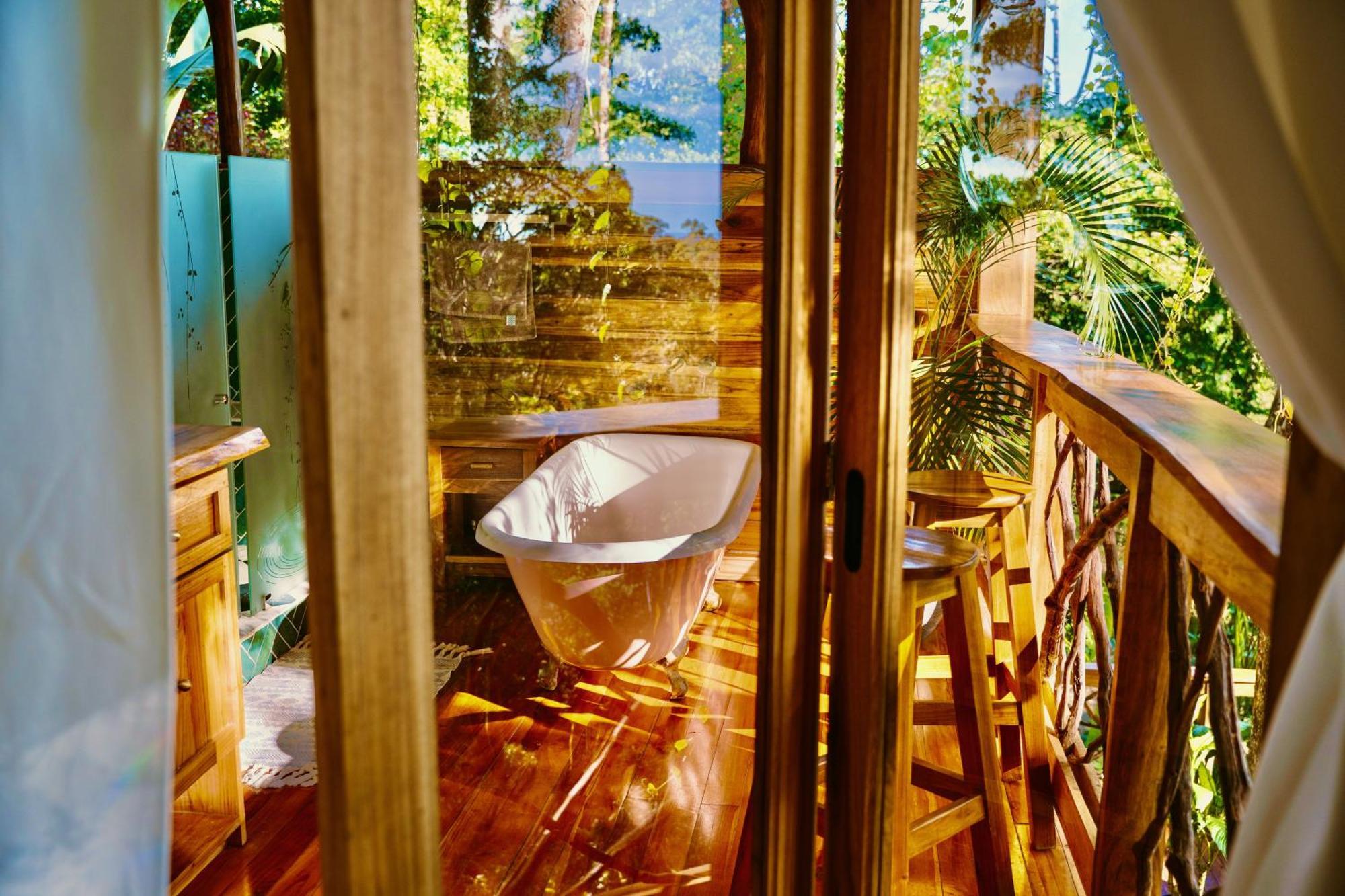 Villa Jungle Spirit Treehouse Cahuita Exterior foto