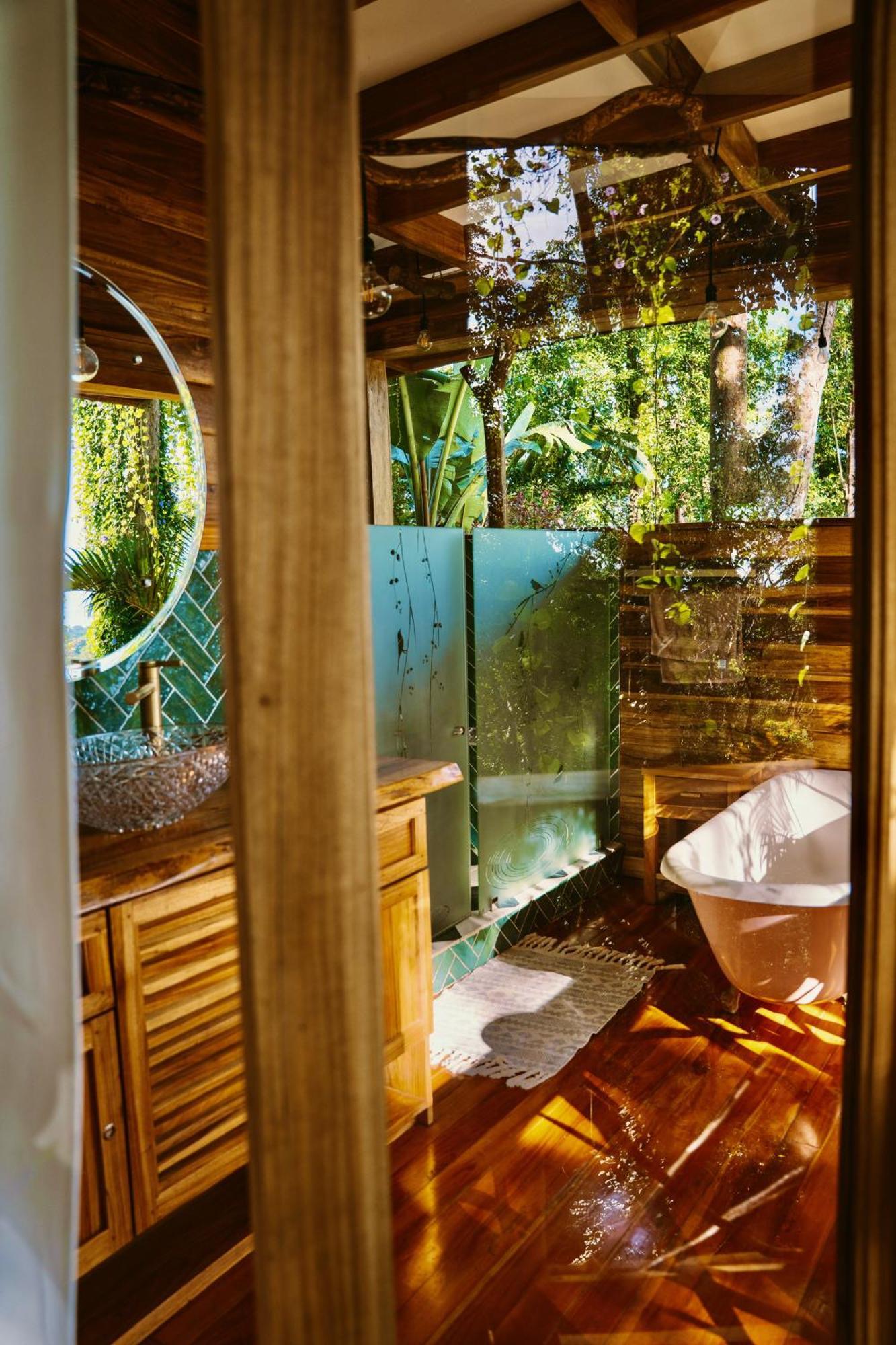 Villa Jungle Spirit Treehouse Cahuita Exterior foto